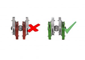 Totem Cam in horizontal, outer lobes at the bottom = more stability