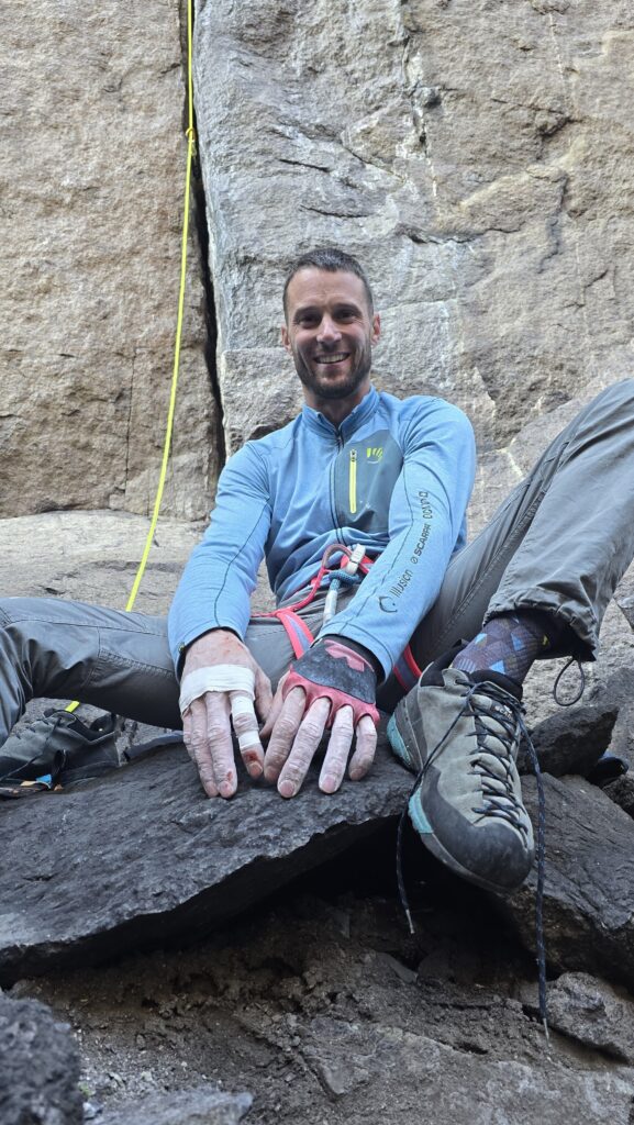 Crown Royale, 9a trad. Second ascent by Jernej Kruder