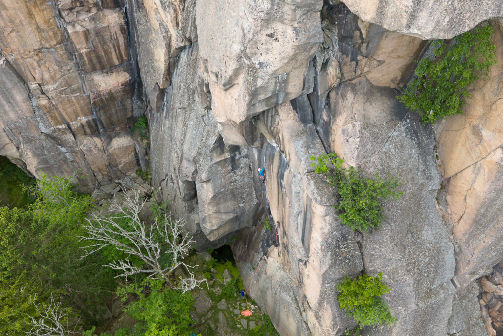 trad climbing Bohuslän’s